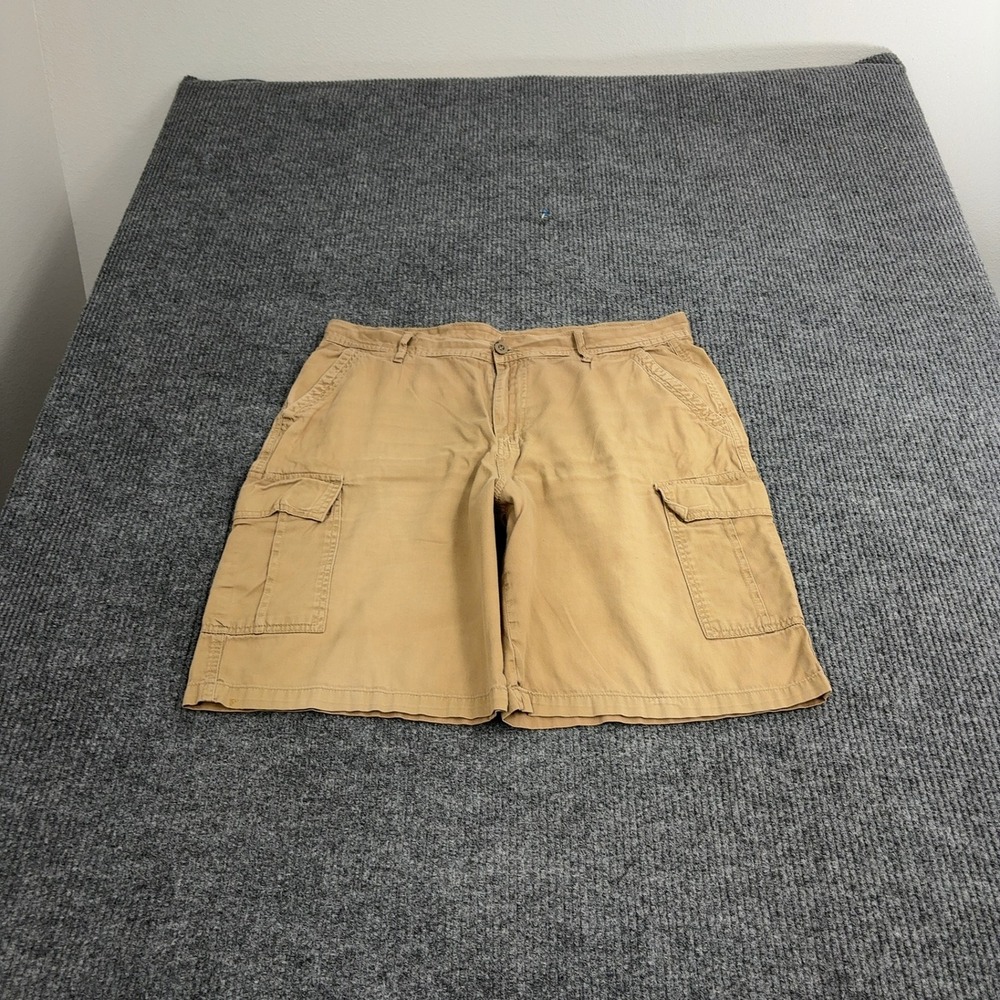 Vintage Bugle Boy Cargo Shorts Mens 36 Tan Cotton Twill Utility‎ Gorpcore 90s